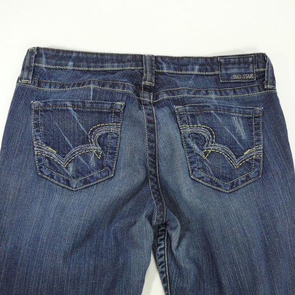 Big Star Denim - BIG STAR maddie 19 jeans distressed bootcut sz 12